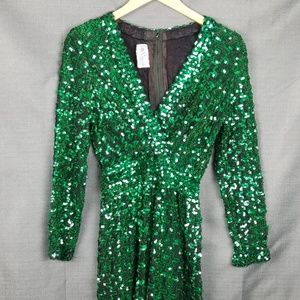 Vintage 70s Lilli Diamond sequin cocktail dress